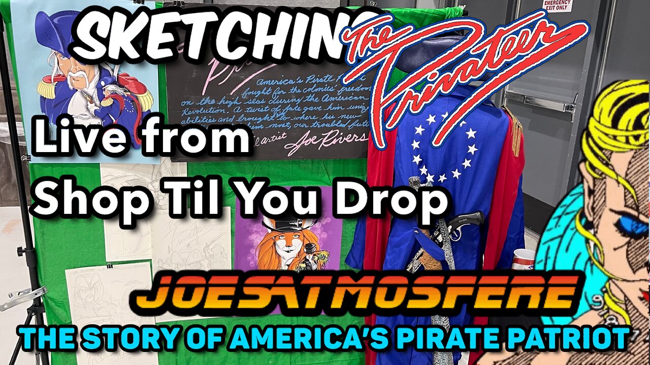 Sketching The Privateer: Shop 'Til You Drop Live!