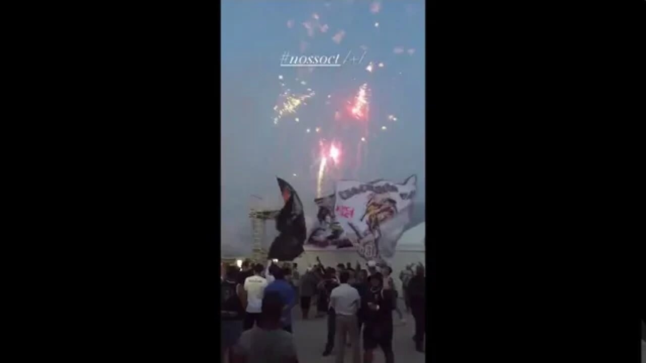 Inauguração do CT do Vasco - Torcida e Fogos - 11/09/2020