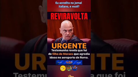 Eu acredito no jornal Italiano, e você? Deixe aqui nos comentários: #compartilhe