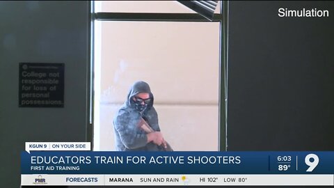 Educators train for school shootings