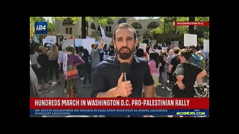 Protesters Surround The Israeli Embassy In Washington DC!