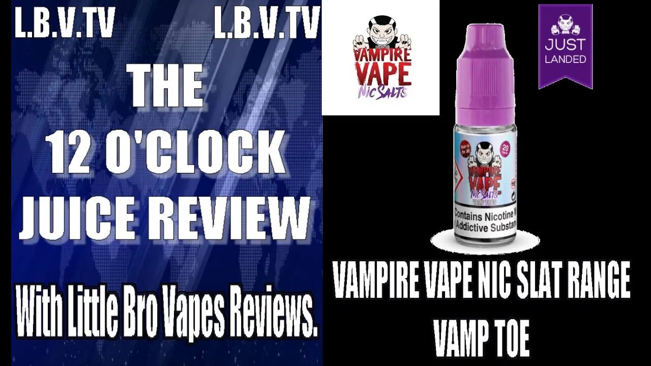 VAMP TOE FROM VAMPIRE VAPE NIC SALT RANGE