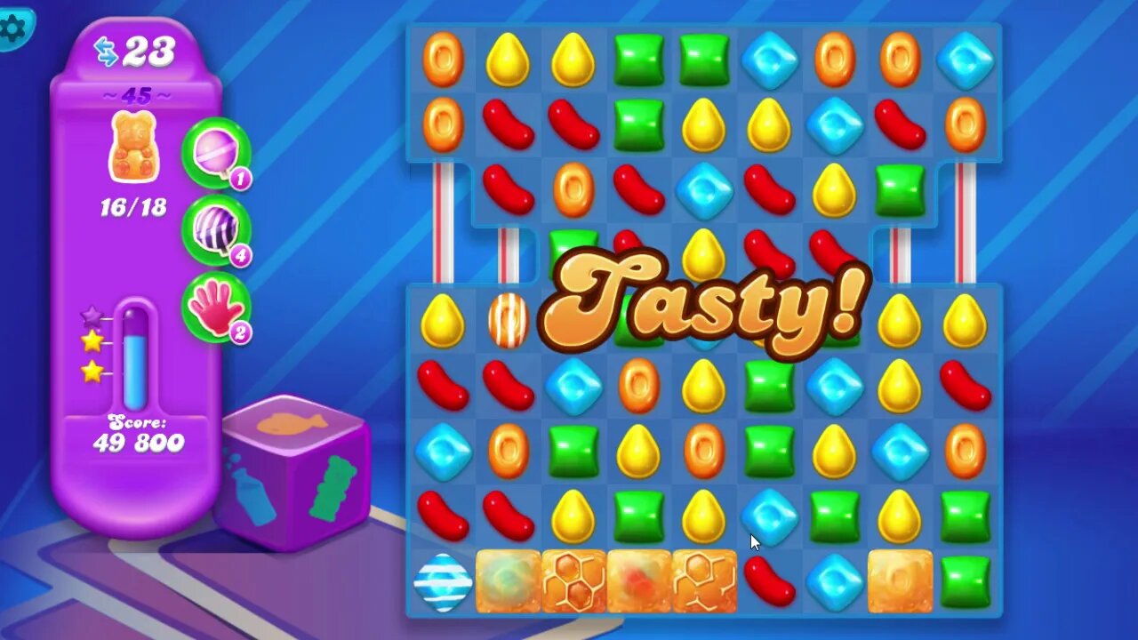Candy Crush Soda Saga Level 45
