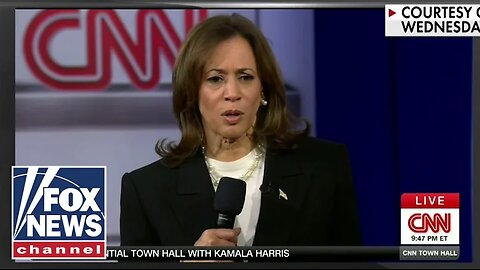 Kamala Harris fumbles through answer on 'many mistakes' during townhall