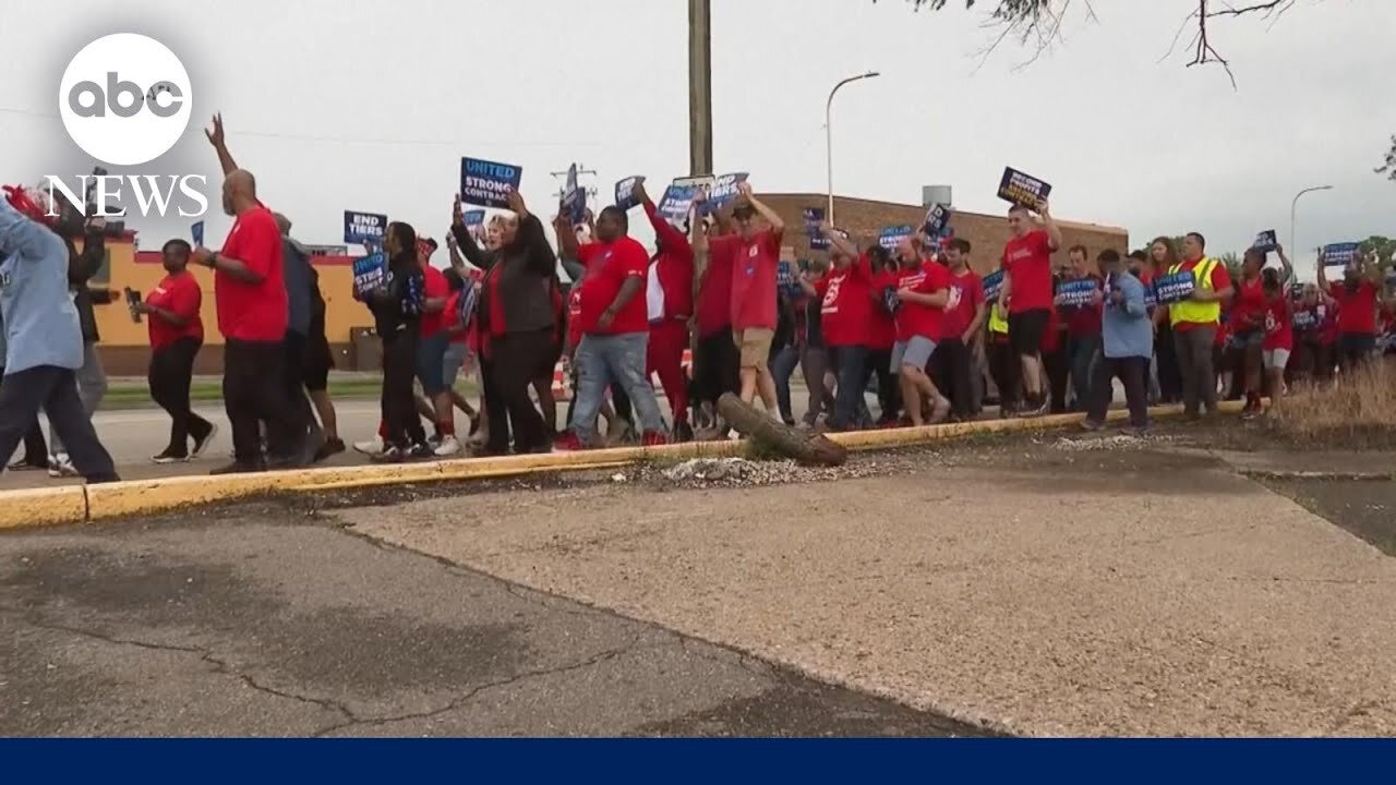 United Auto Workers will strike if deal isn’t reached by Thursday ABCNL