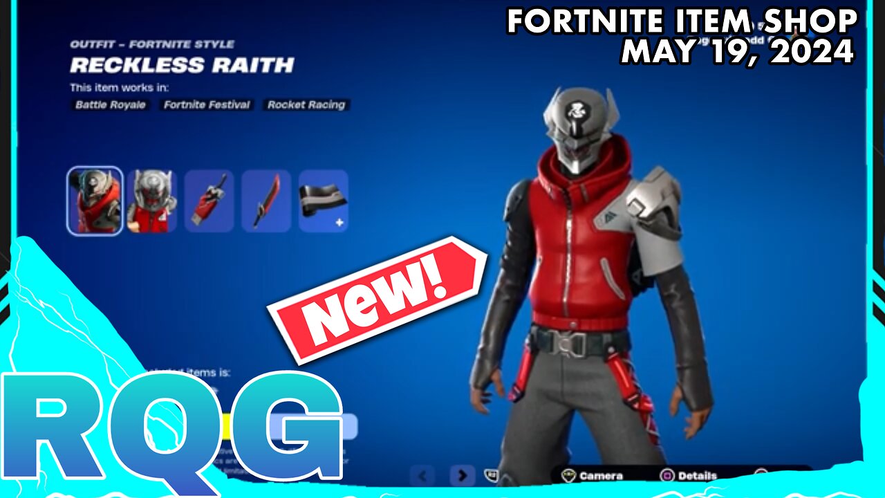 "NEW" RECKLESS WRAITH SKIN+RICK GRIMES IS BACK! FORTNITE ITEM SHOP (May 19, 2024)