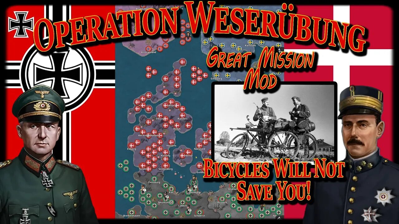1st Bicycle Army Down! Operation Weserübung Great Mission Mod