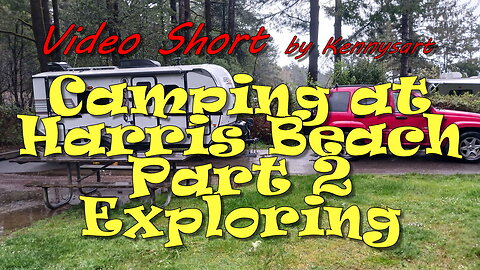 Camping Oregon coast, Harris beach, part 2 exploring the area