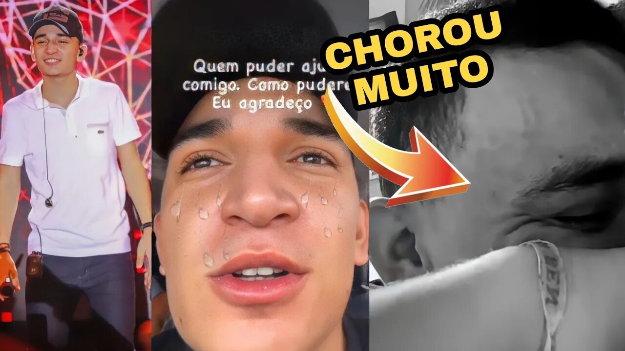 JOÃO GOMES CHORA AO VER A TRAGÉDIA NO NORDESTE POR CAUSA DA CHUVA😓😓😓