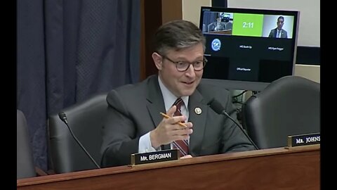 Congressman Johnson questions witnesses during a House Armed Services Committee hearing