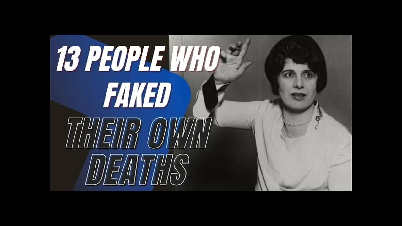 True Stories - 13 People Who Faked Their Own Deaths