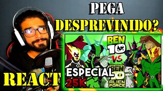 REACT - BEN 10 - DESTRUIÇÃO DE ALIENS: ALIENS DO CLÁSSICO VS ALIENS DO ALIEN FORCE / Daniel Leite