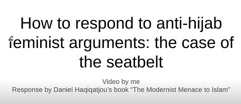 How to respond to anti-hijab feminists: the case of the seatbelt