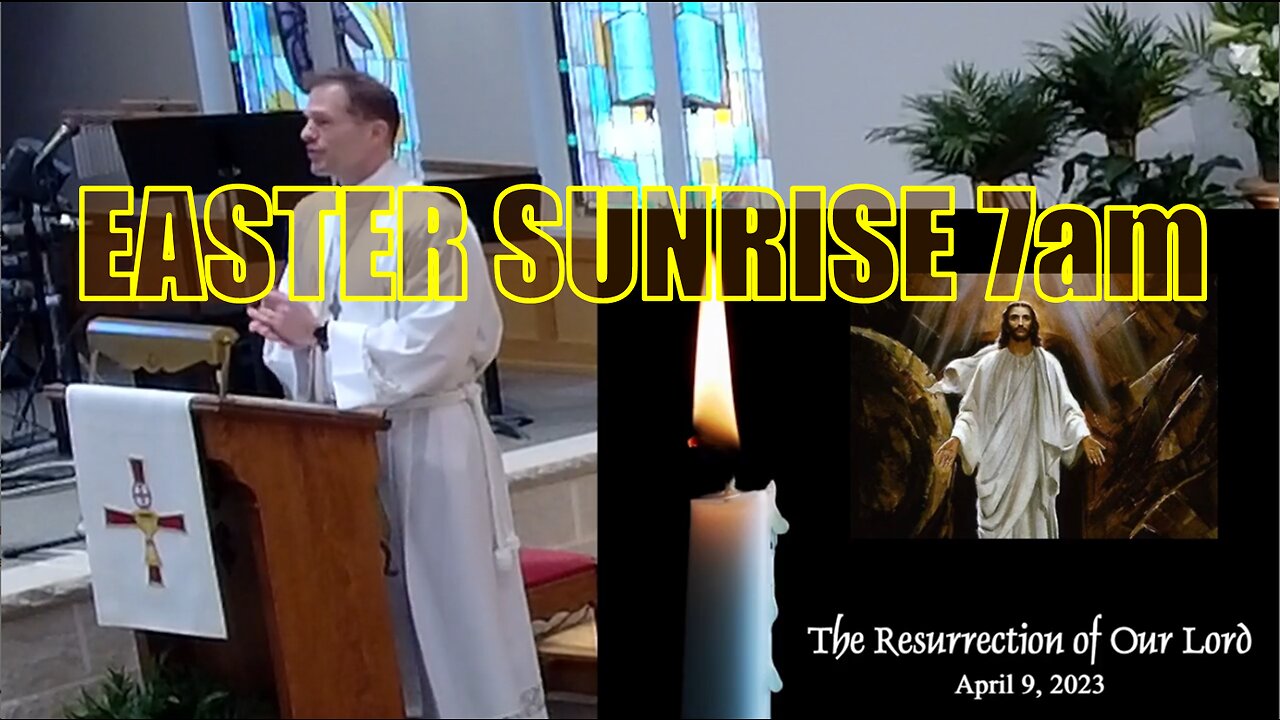 2023 04 09 April 9th EASTER SUNRISE Church Service Trinity Lutheran Church Sauk Rapids MN