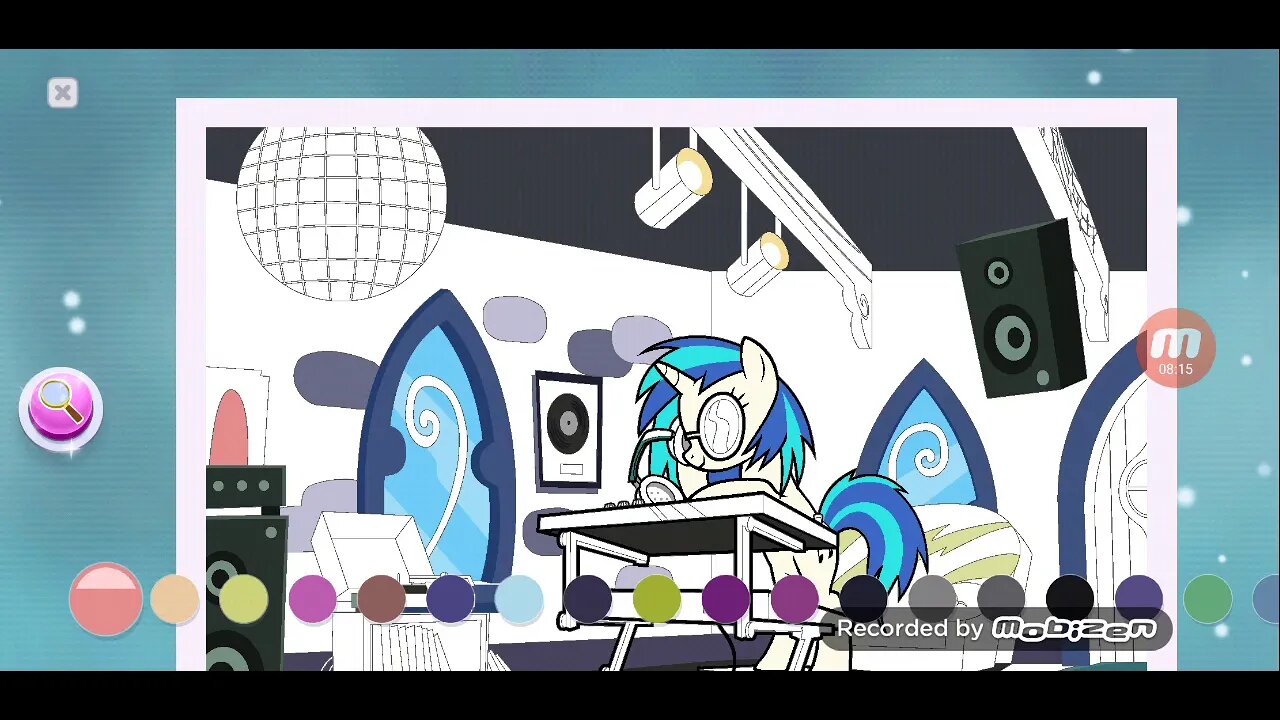 Princess Flurry Heart DJ Painting!!!! / MLP Color by Magic