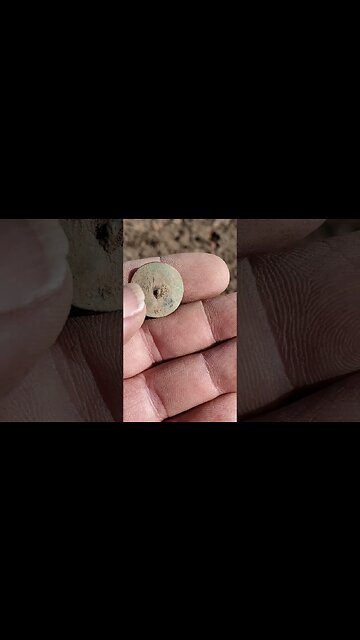 flatty #coins #buttons #silver #battlefield #civilwar #metaldetecting #trending #relics