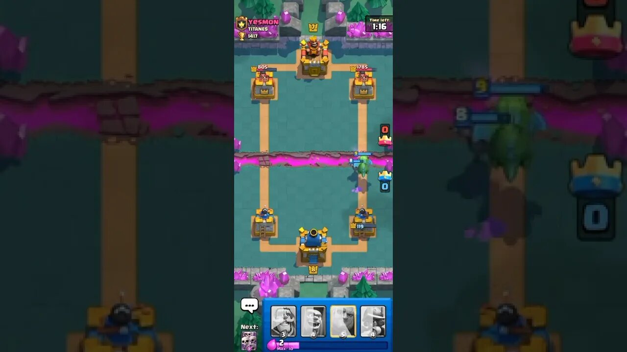 vs YESMON - Clash Royale #shorts