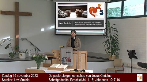 Levi Sminia | Pastoraat: geestelijk zorgdragen en herstellen - Baptistengemeente Amsterdam Noord