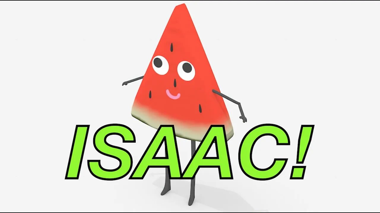 Happy Birthday ISAAC! - WATERMELON Birthday Song