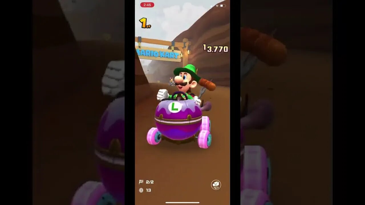 Mario Kart Tour - Luigi (Lederhosen) Gameplay (Green Luigi Pipe High-End Reward Driver)