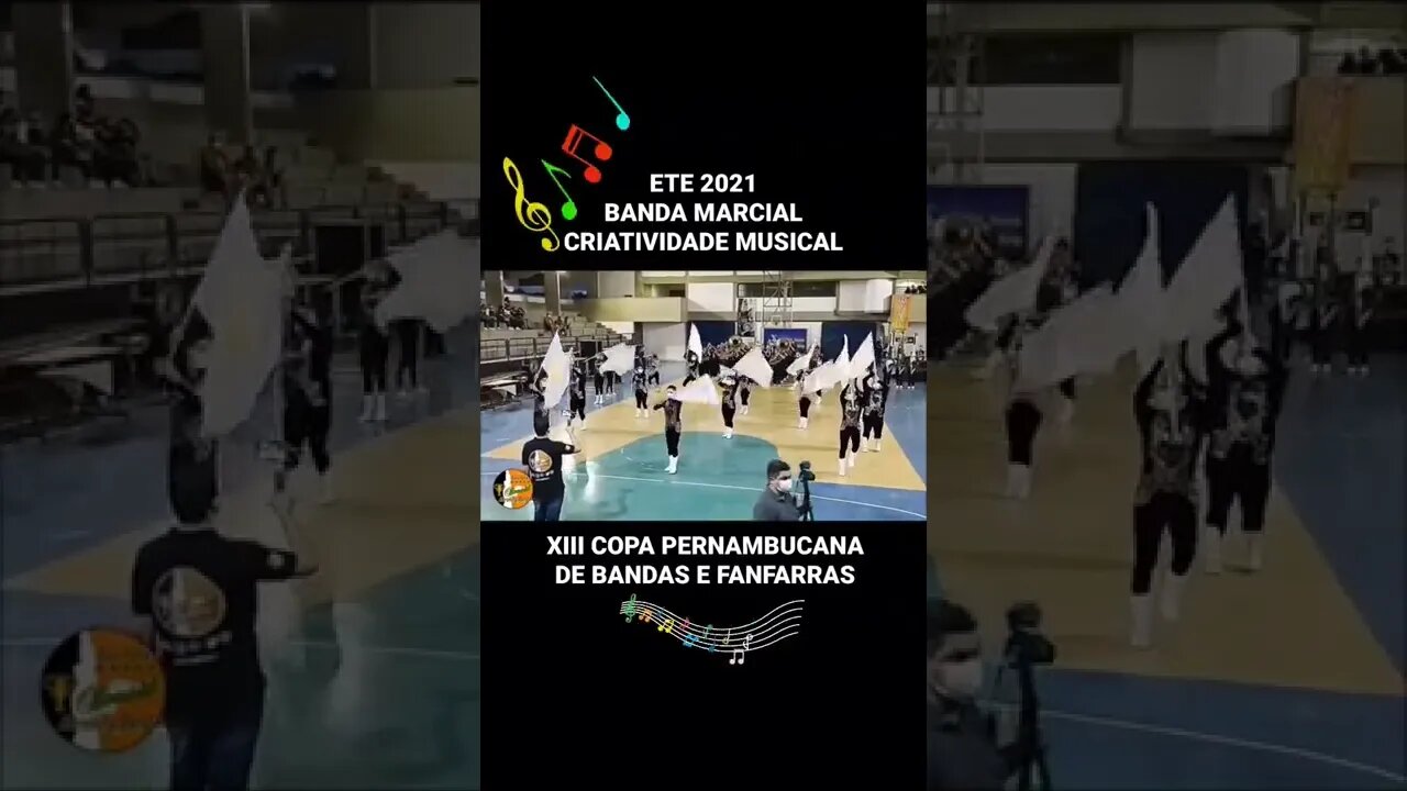 ETE 2021 - BANDA MARCIAL CRIATIVIDADE MUSICAL - #shorts