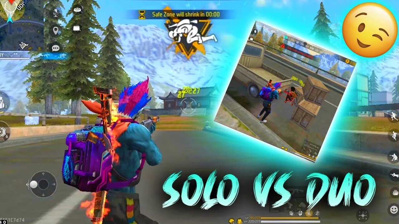 SOLO VS DUO || SOLO VS DUO RANK PUSH TIPS AND TRICKS || RANK GAMEPLAY AND MORE KILL || 12 KILL 🎯