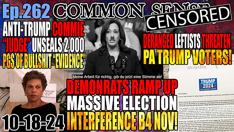 Ep.262 Demonrats Ramp Up Election Interference! Trump Dominates Polls As Silver and Gold Skyrocket! Commie Judge Chutkan Unseals 2,000 Pages of “Evidence” Against Trump, Trump Roasts The Left At Dinner, Deranged Leftist Threaten PA Trump Voters!