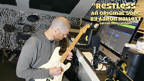 "Restless" an Original Song by Aaron Hallett Guitar Solo Excerpt