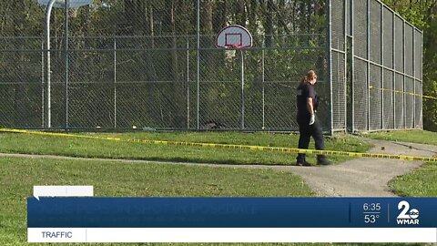 Young person shot at basketball court in Rosedale