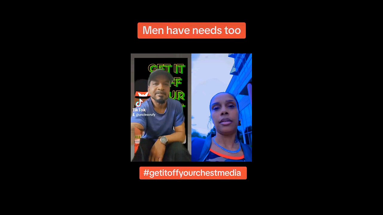 Men have needs too #lifelessons