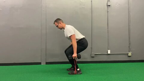 Banded DB Squat