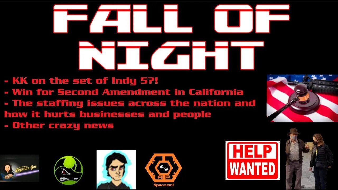 Fall of Night - Kennedy on Set of Indy 5?! - Second Amendment Win in CA - The Reality of Job Mkt