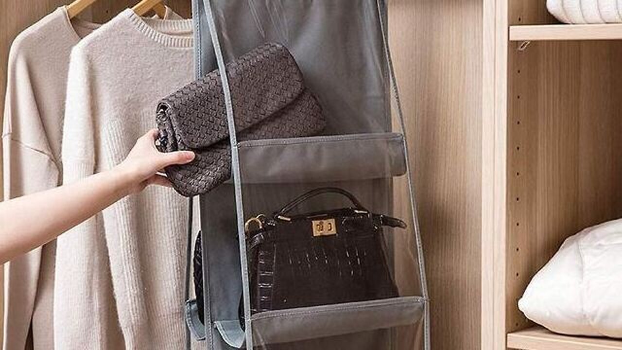 Six-layer Bag Organizer Hanging Storage