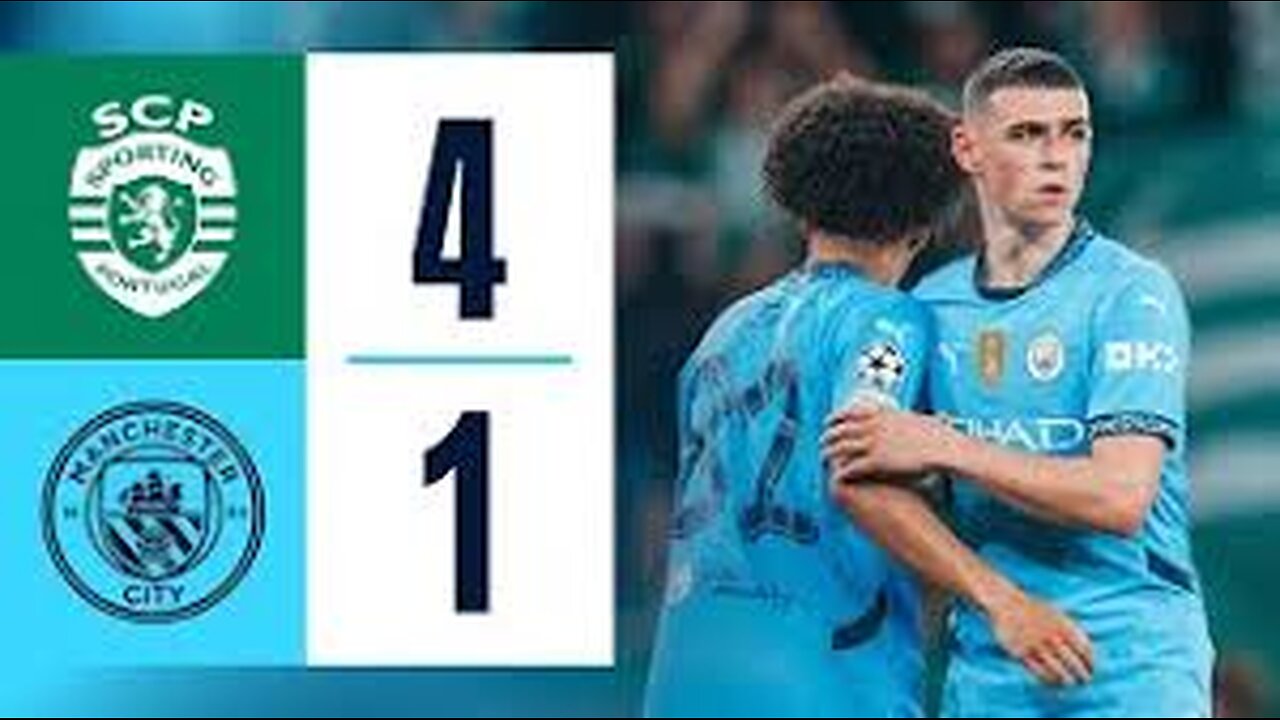 HIGHLIGHTS Sporting CP 4-1 Man City