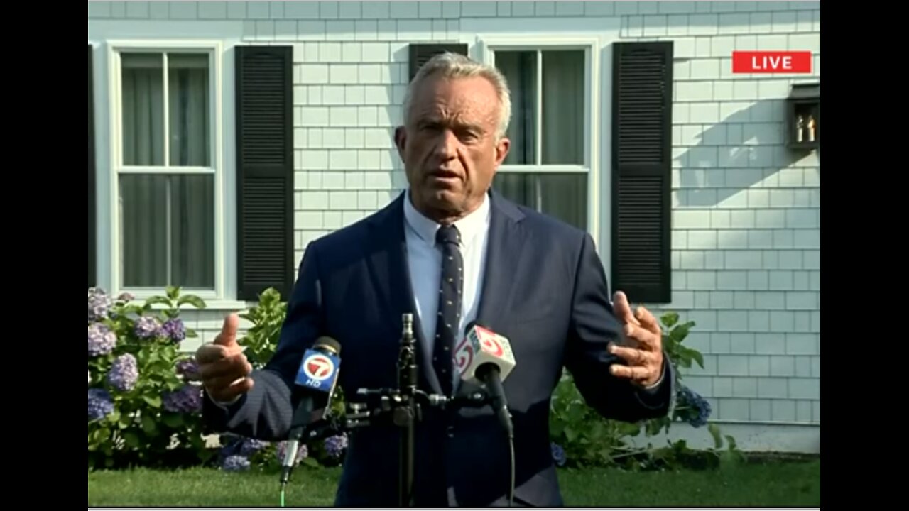 Robert F. Kennedy Jr. holds a news conference, after President Joe Biden dropped out, July 21, 2024