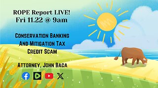 Conservation Banking And Mitigation Tax Credit Scam - John Baca, JD