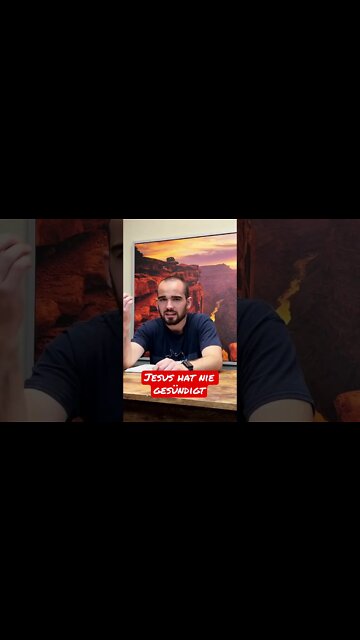 Jesus hat nie gesündigt – weil er Gott ist!