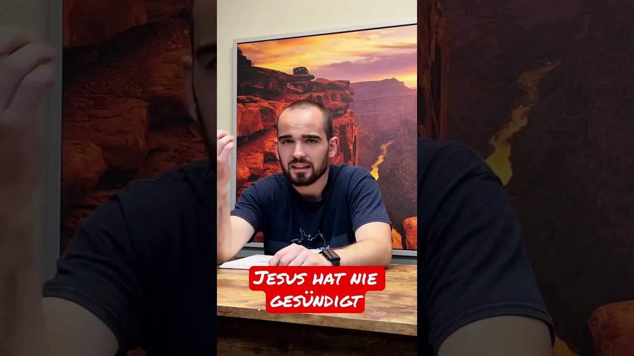 Jesus hat nie gesündigt – weil er Gott ist!