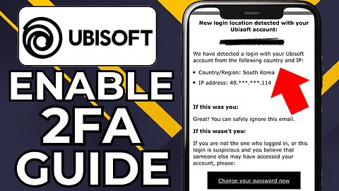 HOW TO ENABLE 2FA ON UBISOFT CONNECT