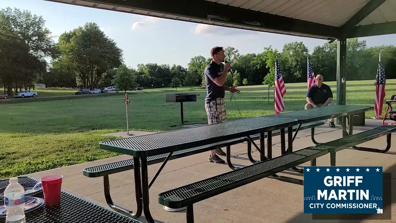 Griff Martin at the Leavenworth GOP Picnic