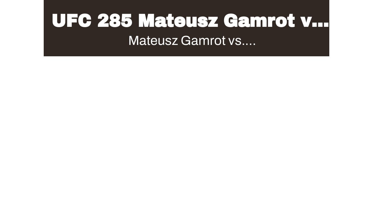 UFC 285 Mateusz Gamrot vs Jalin Turner Picks and Predictions: Tarantula Captures His Prey