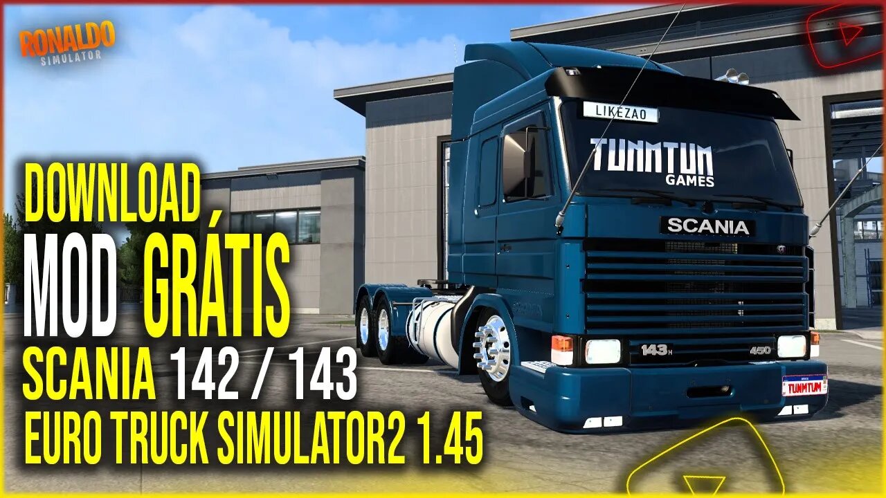 ▶️ETS2 1.45 - SCANIA 142 143 CARA CHATA TOP DAS GALÁXIAS ATUALIZADA PARA ETS2 1.45