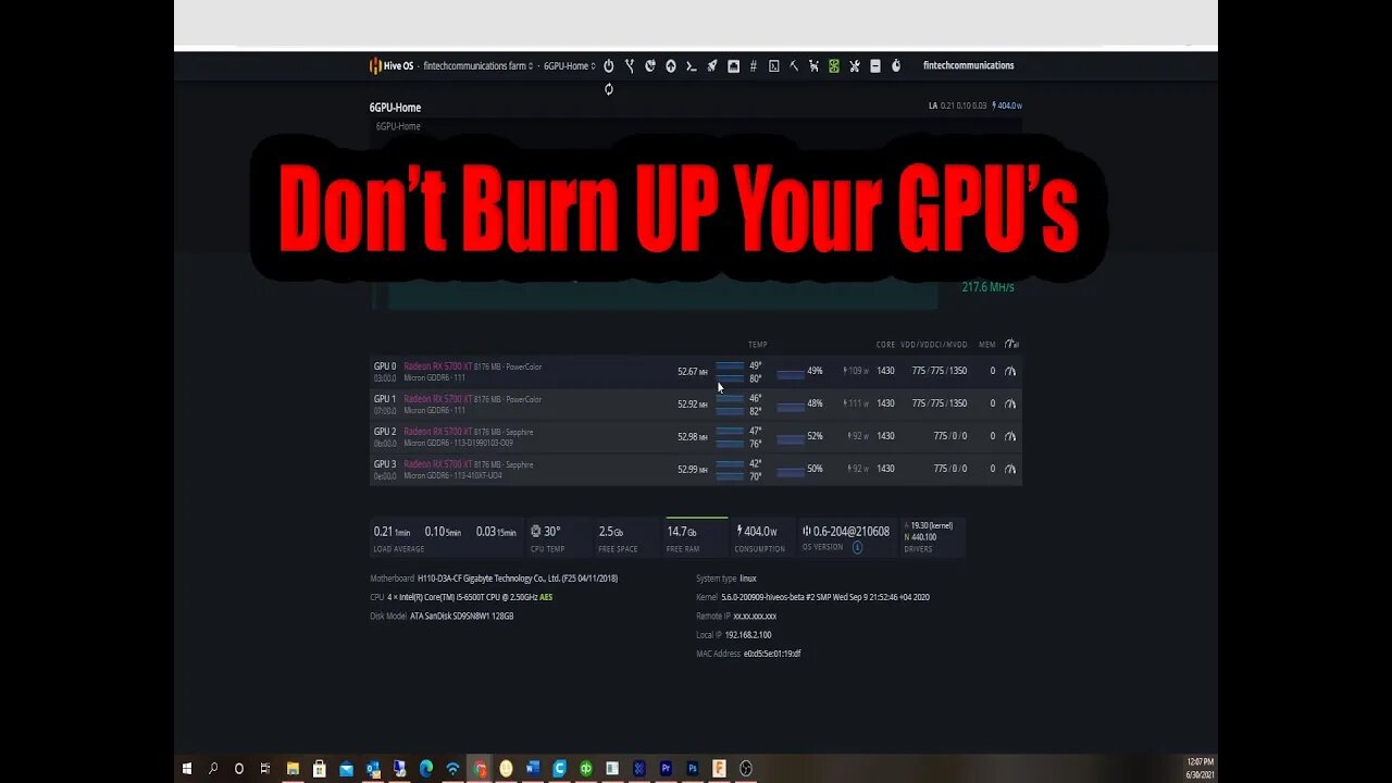 Mining Rigs Ready For Summer, Reduce GDDR6 Memory Temps, newegg GPU price scalping, Longevity