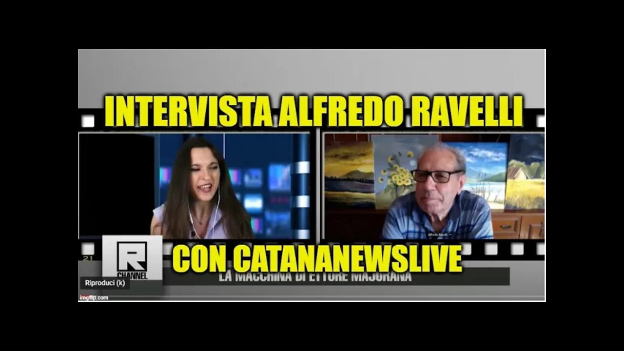 INTERVISTA ALFREDO RAVELLI CON CATANIA NEWSLIVE (La macchina di Ettore Majorana e Rolando Pelizza)