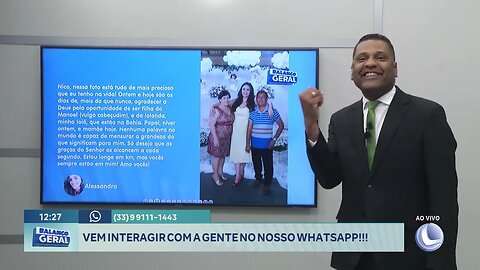 Mensagens do Whatsapp 1º Bloco - 13/11/2023