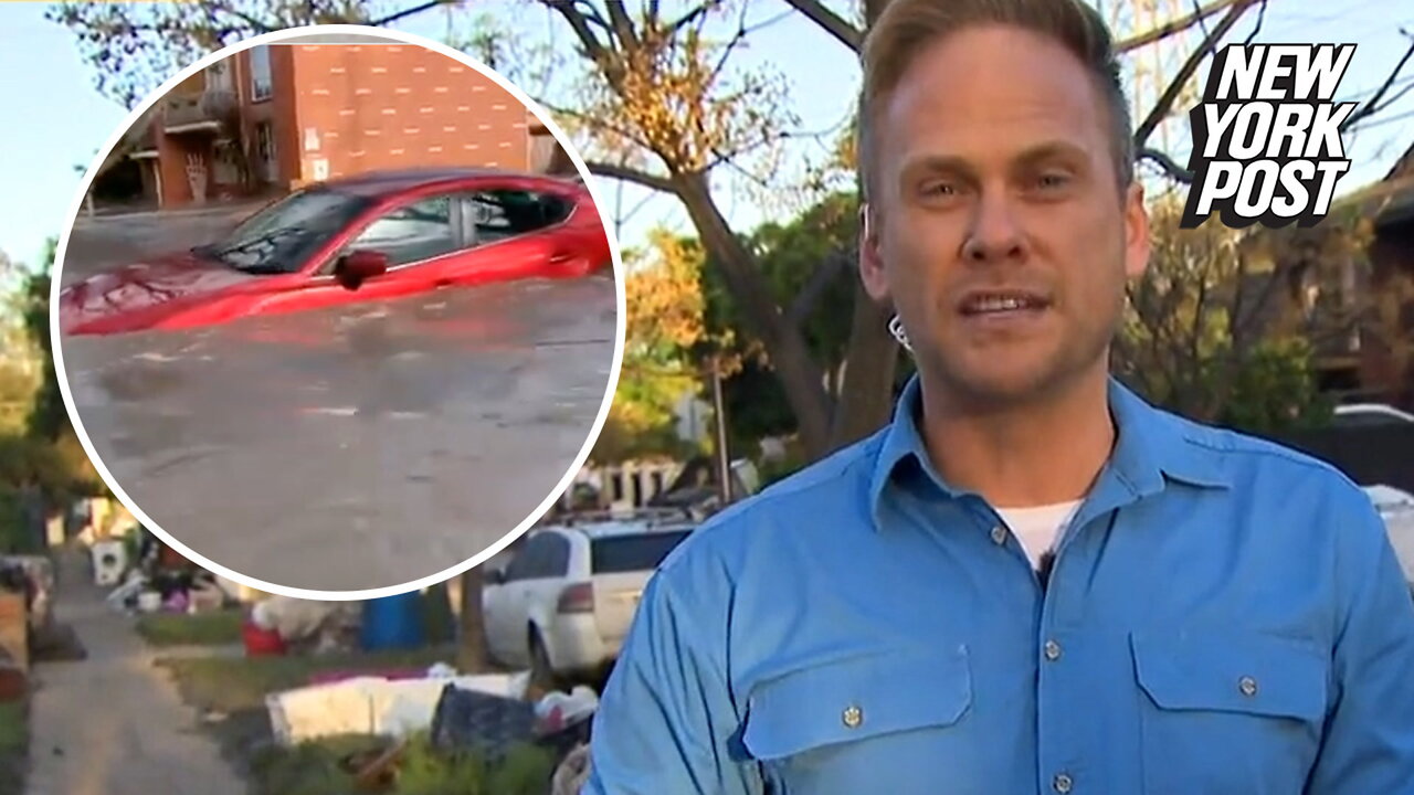 Today Show reporter catches 'sickening' act in Victorian floods