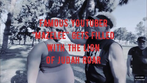 Famous YouTuber of “Mazelee” Gets Filled w/ the Lion of Judah ROAR