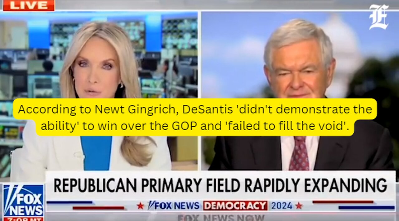 According to Newt Gingrich, DeSantis 'didn't demonstrate the ability' to win over the GOP