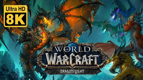 World of Warcraft Dragonflight Cinematic Trailer 8K (Remastered with Neural Network AI)