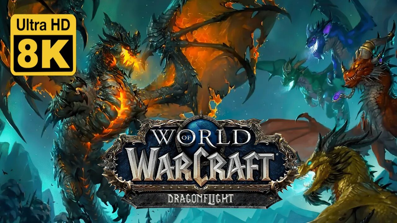 World of Warcraft Dragonflight Cinematic Trailer 8K (Remastered with Neural Network AI)